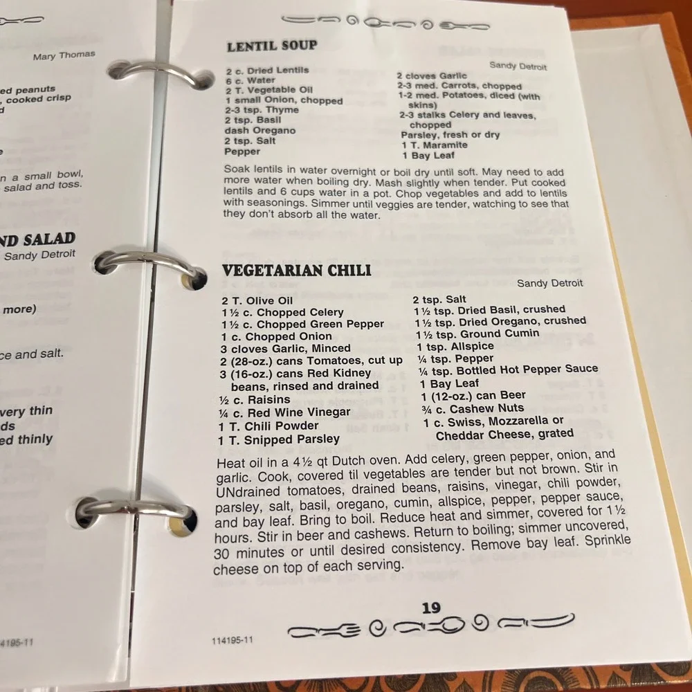 Northwest Harmony Chorus Cookbook Food Fun & Friendship 2011 Morris Press Binder